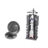 LEAN TOYS Kosminės misijos rinkinys Raketa Astronautas Erdvėlaivis 5 vnt.