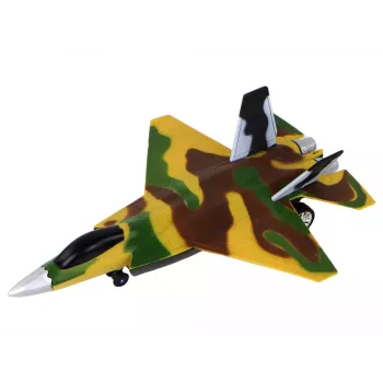 LEAN TOYS Moro – nuotoliniu valdymu F-22 Raptor kovinis lėktuvas 2.4 GHz EPP putos