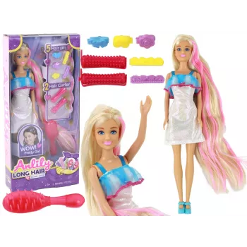LEAN TOYS Anlily Dolls Long Blonde Hair Hairstyles Styling