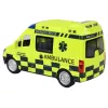 LEAN TOYS valdomas geltonas greitosios pagalbos automobilis su šviesomis