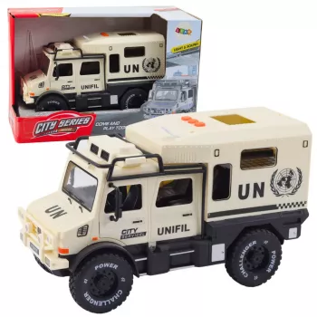 LEAN TOYS Visureigis Miesto Tarnybos su Atidaromomis Durimis, Garsu ir Šviesomis