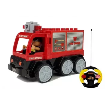 LEAN TOYS nuotolinio valdymo gaisrinis automobilis R/C 1:16 mastelis 2.4 GHz