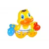 LEAN TOYS Duckie Bathing Set Cups – 3 sukraunami puodeliai ir vandens pūtimo antis voniai