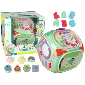 LEAN TOYS Interactive Telephone Sorter Learning Shapes Numbers Piano