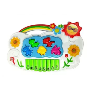 LEAN TOYS Electronic Piano with Flowers Connect to Phone