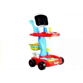 LEAN TOYS Medicininė kušetė su 22 priedais - įvairiaspalvė