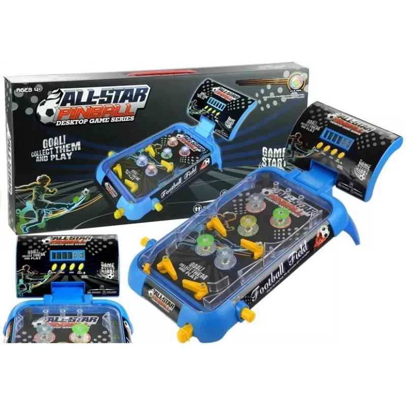 LEAN TOYS Pinball Arcade Game Flipper Lights Sounds 53cm