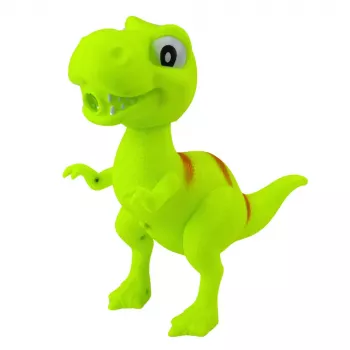 LEAN TOYS T-Rex Dinozaurų projektorius piešimui ir spalvinimui, 18 paveikslėlių, 2-in-1 žymekliai