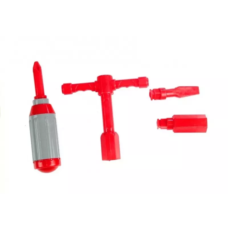 LEAN TOYS Take-Apart Fire Rescue Truck Little Mechanic Wheel Wrench Screwdriver