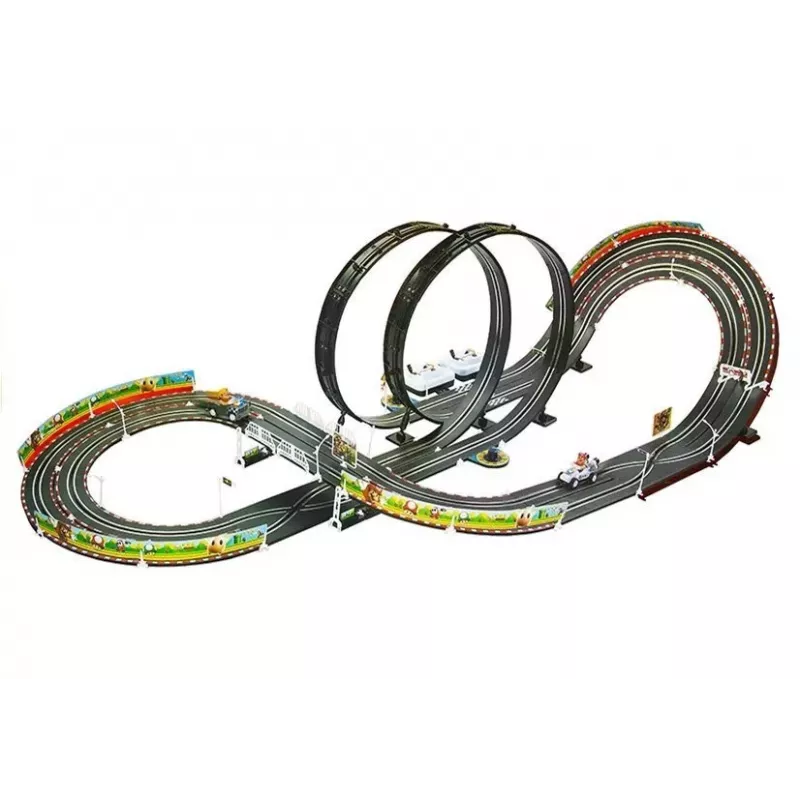 Carrera Mario Kart 8 lenktynių trasos rinkinys su 2 automobiliais (Mario ir Luigi) 5,3 m