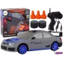 LEAN TOYS nuotolinio valdymo sportinis automobilis R/C 1:24 pilkas su keičiamais ratais