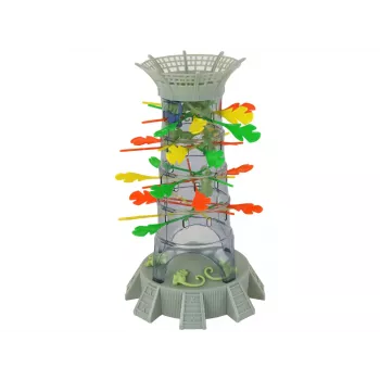 LEAN TOYS Family Arcade Game Falling Dinosaurs Tower of Sticks