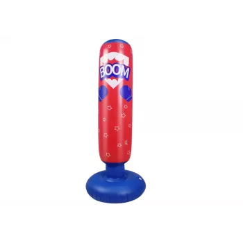 LEAN TOYS Inflatable Boxing Bag Red Blue 125 cm