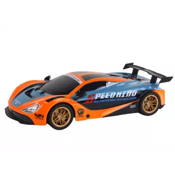 LEAN TOYS Didelis nuotoliniu būdu valdomas sportinis automobilis 1:10 Oranžinis