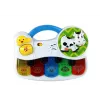 LEAN TOYS Mažas pianinas vaikams su gyvūnų garsais, šviesomis ir melodijomis