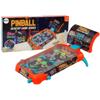 LEAN TOYS Pinball Arcade Game su LED lemputėmis, garsu ir rezultatų lentele
