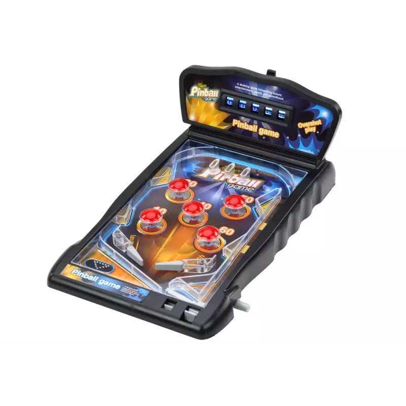 LEAN TOYS Pinball Arcade Game su šviesomis, garsais ir rezultatų lentele