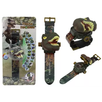LEAN TOYS Watch 3D Dinosaur Projector Tyrannosaurus Rex 22cm x 6.5cm x 4.5cm