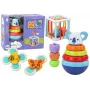 LEAN TOYS Sensorinių žaislų rinkinys Koala Tower Educational Cube Spinners