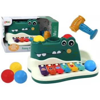 LEAN TOYS Cymbals Piano Crocodile Organ Hammer Balls Educational Instrument