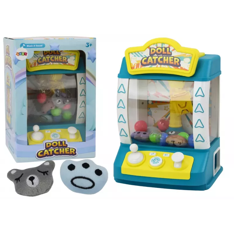 LEAN TOYS Arcade Claw Machine for Catching Dolls, Stuffed Animals, Balls, Turquoise