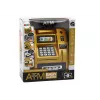 LEAN TOYS ATM Piggy Bank vaikams, mokantis taupyti, auksinė juoda