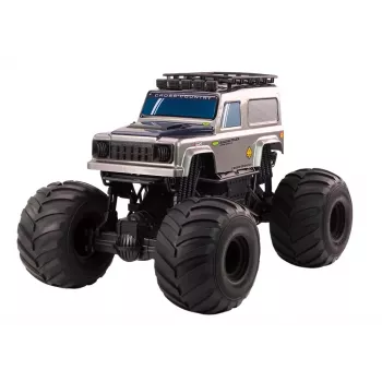 LEAN TOYS Didelis visureigis nuotoliniu valdymu SUV 2.4G RC 1:6 Pilka