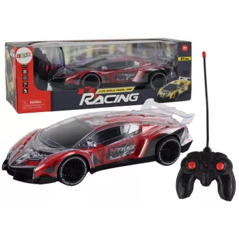 LEAN TOYS RC sportinis automobilis 1:16 skalė, raudoni žibintai