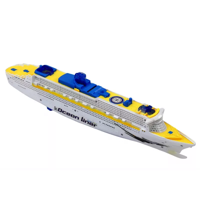 LEAN TOYS Passenger Cruise Ship su važiavimo šviesomis ir garsais