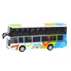 LEAN TOYS Double Decker Bus With Metal Drive, Colorful Lights, Sounds
