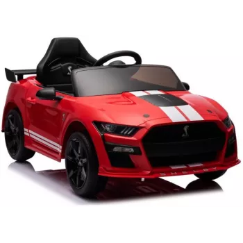 LEAN CARS Baterijomis varoma transporto priemonė Ford Mustang GT500 Shelby Red