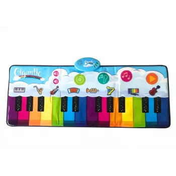 LEAN TOYS Educational Dance Mat Rainbow Piano Instruments 10 Melodies