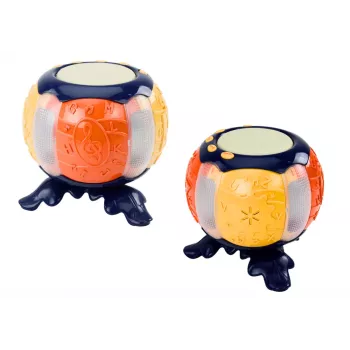 LEAN TOYS Pumpkin Educational Interactive Musical Lights Sounds Orange
