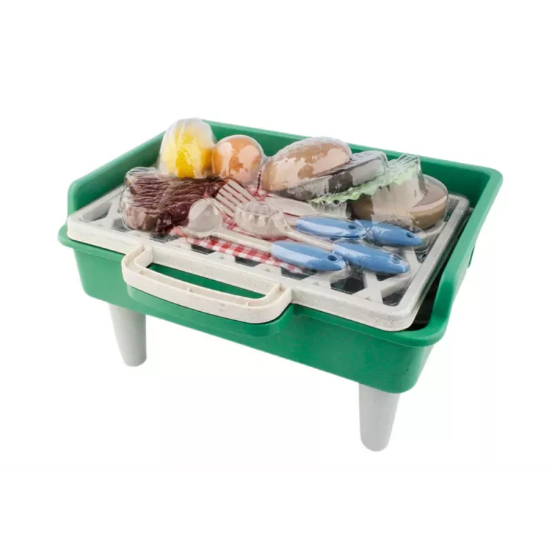 LEAN TOYS Barbecue Set Grill Food Cutlery Plates Cups