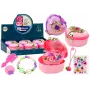 LEAN TOYS Dekoratyvinių dėžučių rinkinys: Skrynia, Širdelė, Papuošalų dėžutė, Aksesuarai MIX
