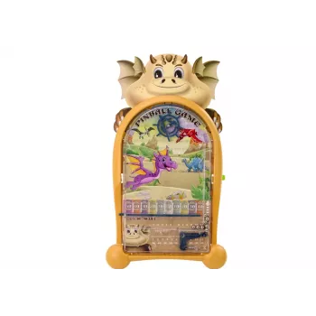 LEAN TOYS Arkadinis Pinbolas Dinozaurai Drakonas Stovas Smėlio Spalvos