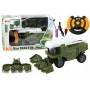 LEAN TOYS RC Agricultural Combine Harvester Remotely Controlled Agricultural Machine Green