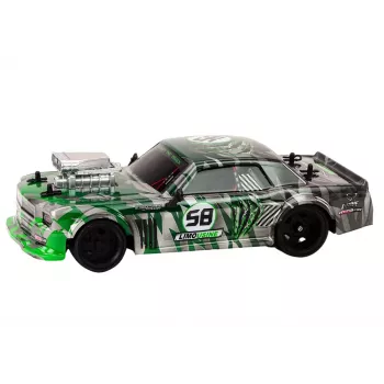 LEAN TOYS RC valdomas automobilis 1:16 Drift guminiai ratai Žalia