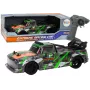 LEAN TOYS RC nuotoliniu valdymu automobilis 1:16 su guminiais dreifavimo ratais Pilka-Žalia