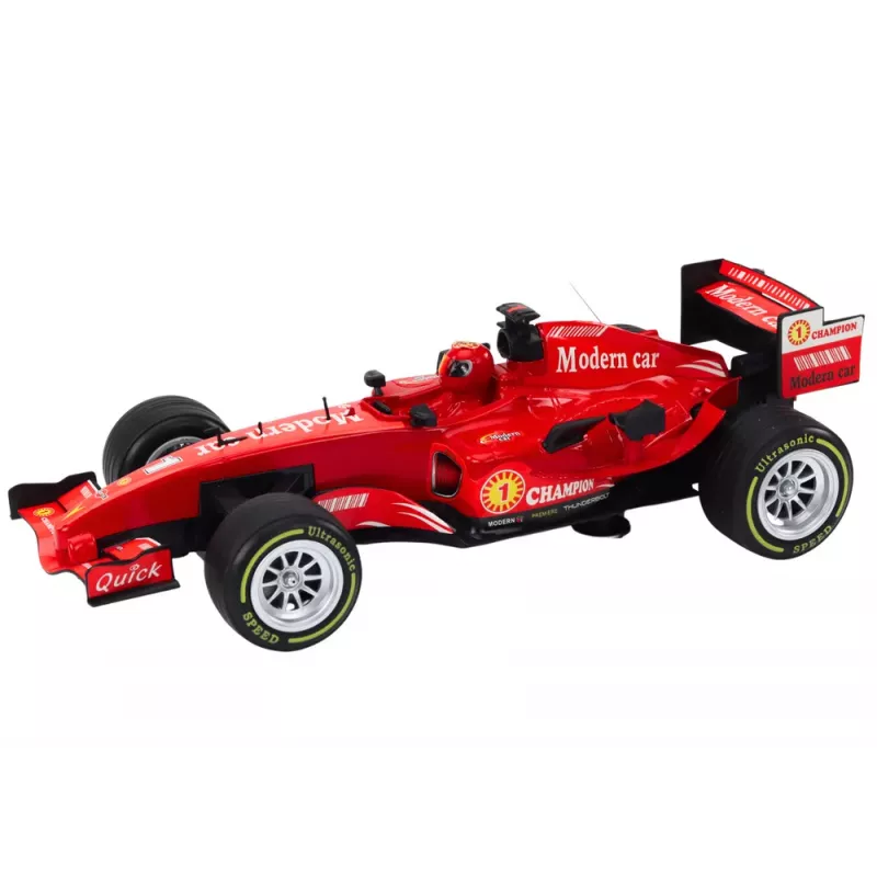 LEAN TOYS RC Racer 1:12 Raudonas su šviesomis ir garsais