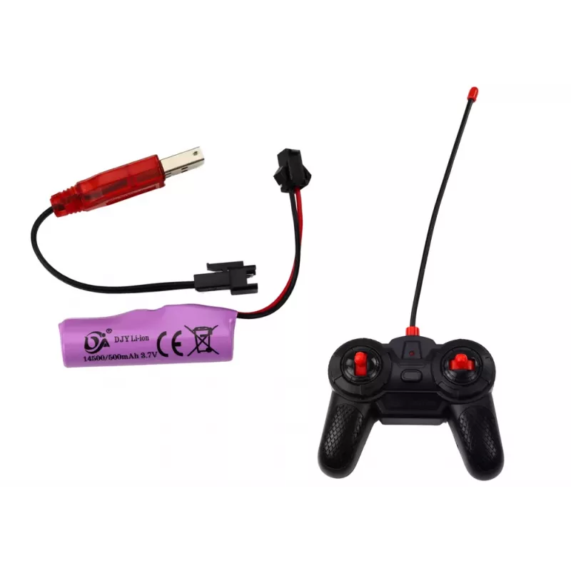 LEAN TOYS RC Racer 1:12 Raudonas su šviesomis ir garsais