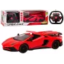 LEAN TOYS RC nuotoliniu valdymu sportinis automobilis su atsidarančiomis durelėmis raudonas 1:12