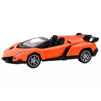 LEAN TOYS Automobilis su nuotolinio valdymo pultu Sportinis RC 1:16 Oranžinis