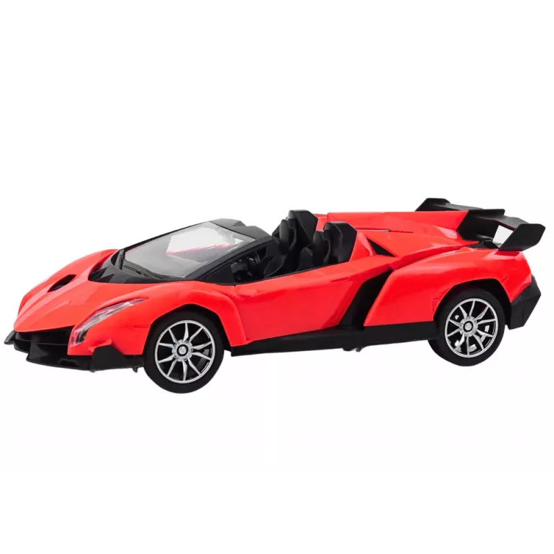 LEAN TOYS Automobilis su nuotolinio valdymo pultu Sportinis automobilis RC 1:16 Raudonas