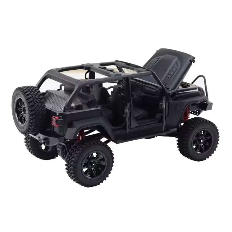 LEAN TOYS nuotoliniu valdymu visureigis RC 2.4G 4x4 Drive juodas