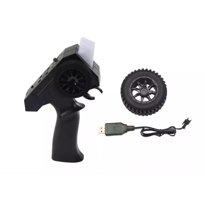 LEAN TOYS nuotoliniu valdymu visureigis RC 2.4G 4x4 Drive juodas