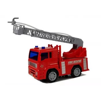 LEAN TOYS Battery Operated Fire Truck 1:20 with Water