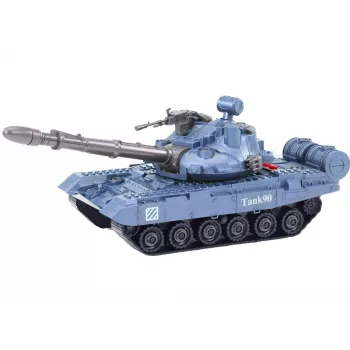 LEAN TOYS Tank Military Vehicle DIY Disassembly Blue Sounds Suspension Kit