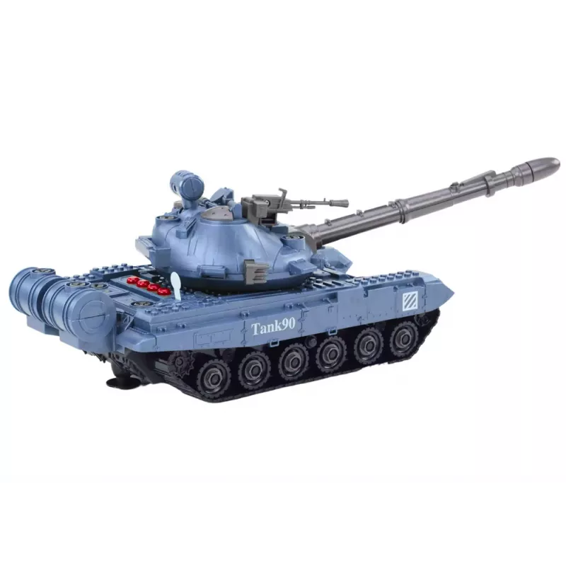LEAN TOYS Tank Military Vehicle DIY Disassembly Blue Sounds Suspension Kit