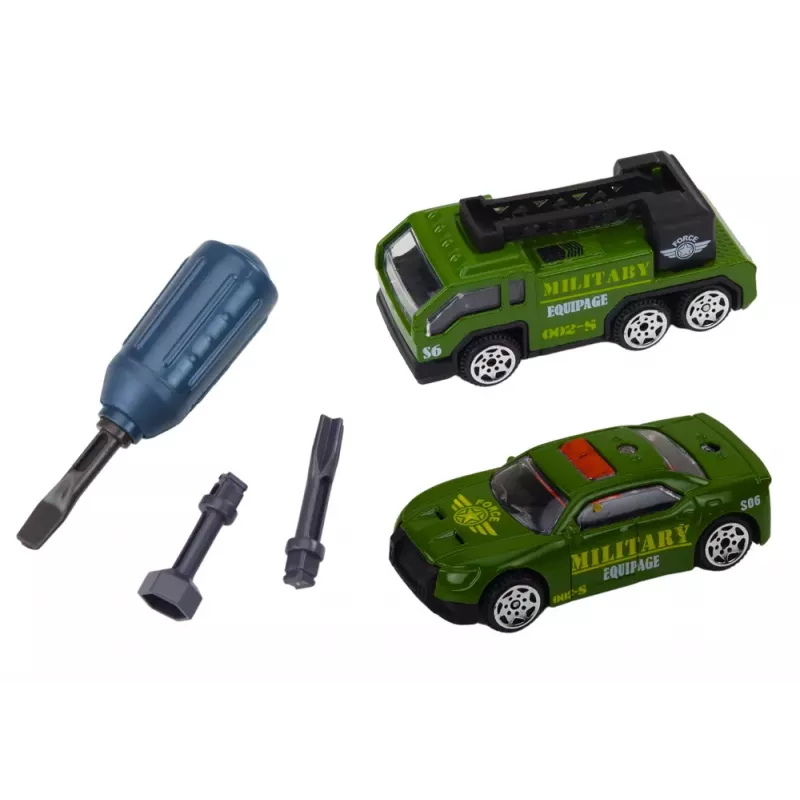 LEAN TOYS Tank Military Vehicle DIY Disassembly Blue Sounds Suspension Kit